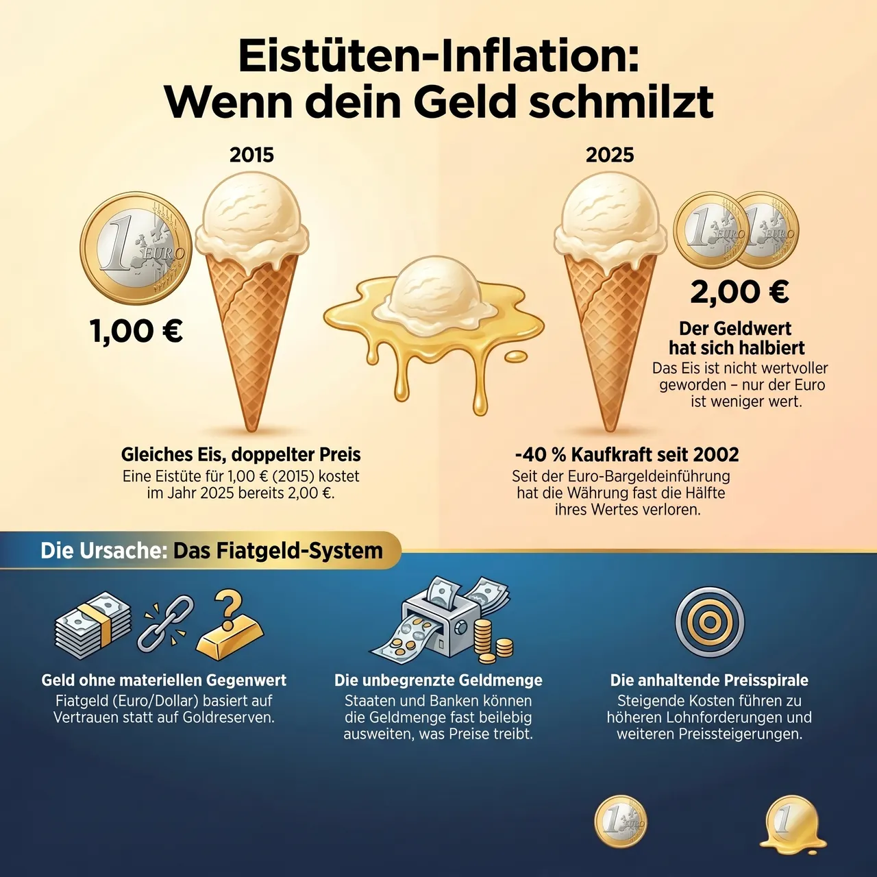 Eistüten-Inflation: Wenn Geld schmilzt
